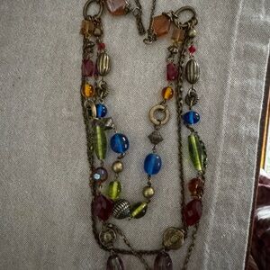Lia Sophia Colorful Beaded Necklace